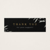 Logo d'entreprise vert minimal merci insérer (Devant)