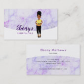 Logo des cartes de visite Essential Oils (Devant / Derrière)