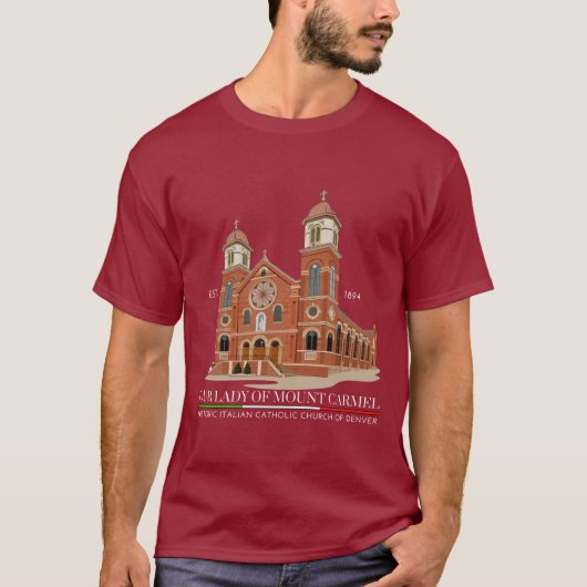 Logo des CLOSM - T-shirt marron homme (Devant)