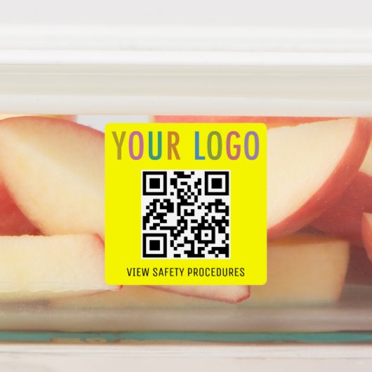 Logo des Étiquettes de code QR étanche pour la con (Apposé)