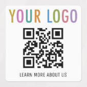 Logo des Étiquettes de code QR étanche pour la con (Design 2)