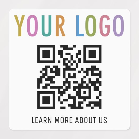 Logo des Étiquettes de code QR étanche pour la con (Design 2)
