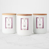 Logo des Étiquettes de produits floraux blancs à P (Bouteilles)