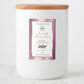 Logo des Étiquettes de produits floraux blancs à P (Devant)