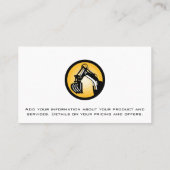 Logo des machines de construction | Cartes coupées (Dos)