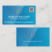 Logo des outils dentaires | Carte de visite de cod (Devant / Derrière)