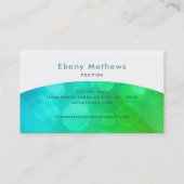 Logo des services financiers cartes de visite (Dos)