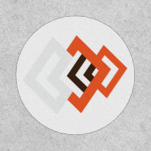 Logo design de lignes géométriques et colorées