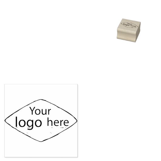  Logo Design Rubber Stamp Rubberstempel (Gestempeld)