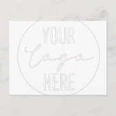 Logo Design Shirt, Your Logo, Your Text Here, Pers Briefkaart (Voorkant)