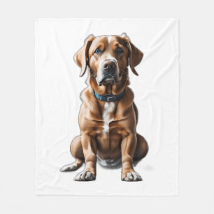 logo design T-shirt hond Fleece Deken