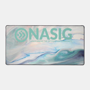 Logo Desk pad met achtergrond (groen)