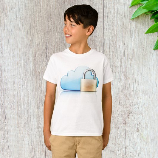 Logo d'icônes de sécurité Internet - T-shirt sécur