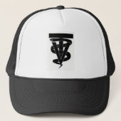 Logo diergeneeskundige technicus trucker pet (Voorkant)