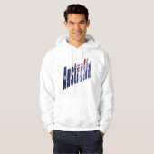 Logo Dimensional Aussie, Sweat - shirt à capuche b (Devant entier)