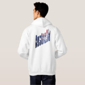 Logo Dimensional Aussie, Sweat - shirt à capuche b (Dos entier)