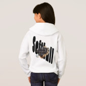 Logo Dimensional Softball Girls Fleece Sweat - shi (Dos entier)