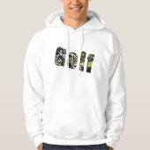 Logo Dimensionnel Golf, Sweat - shirt à capuche bl (Devant)