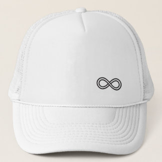 Logo d'infini - casquette blanc de camionneur