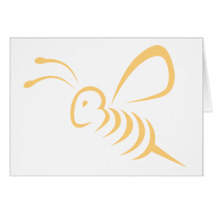 Logo d'insecte d'abeille de vol