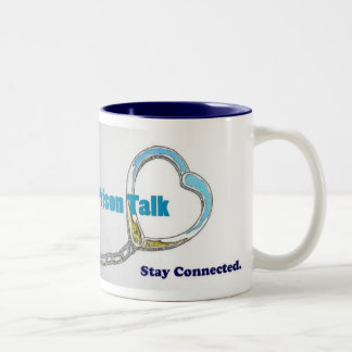 Logo d'IPT sur la tasse à deux tons