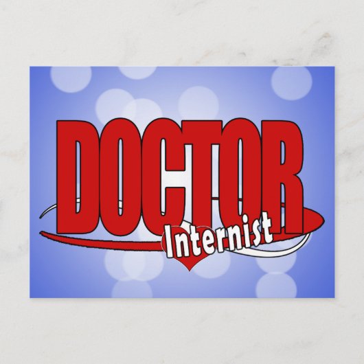 LOGO DOCTOR Internist Briefkaart (Voorkant)