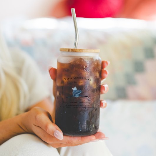 Logo d'oie aquarelle | Ferme fraîche