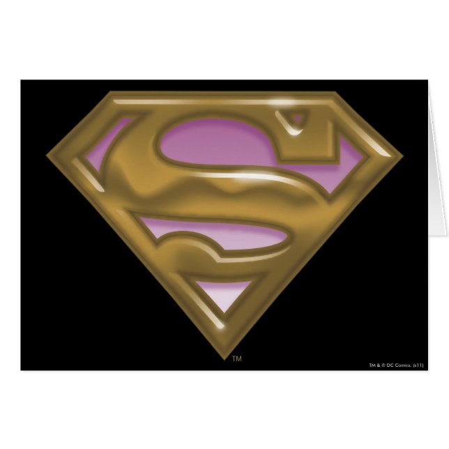 Logo doré Supergirl (Devant horizontal)