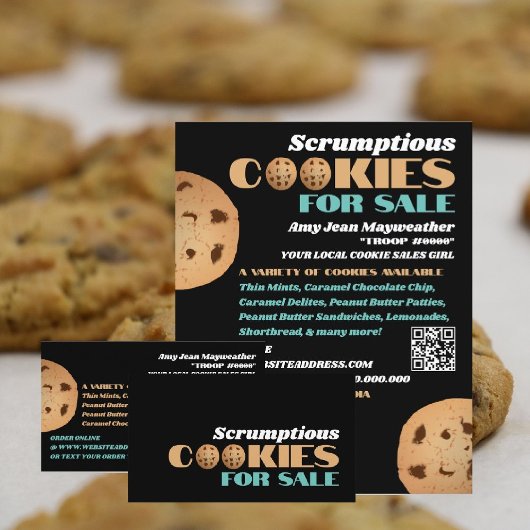 Logo Double Cookies, Carte de collecte de fonds po