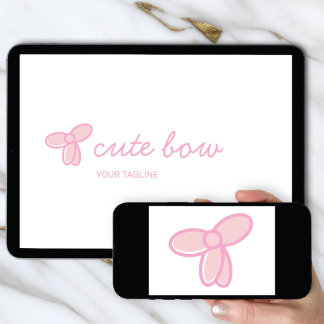 Logo Download Cute Bow | Boutique & Beauty Icon Kaart