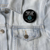 Logo Dream Team Building Company Ronde Button 5,7 Cm (In situ)