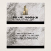 Logo du bâtiment immobilier | Marbre (Devant & derrière)