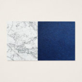 Logo du bol mixte | Marbre bleu cuir (Dos)