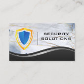 Logo du bouclier de sécurité | Carte de visite en  (Devant)