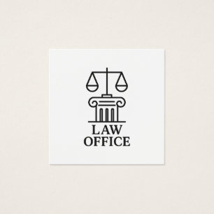 Logo du bureau du droit élégant