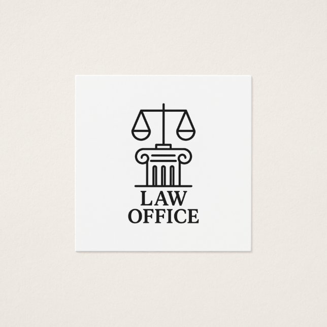 Logo du bureau du droit élégant (Devant)