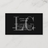 Logo du Carte de visite Monogram (Dos)