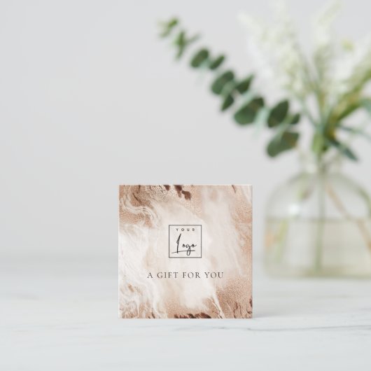 Logo du certificat cadeau de Parties scintillant d (Debout devant)