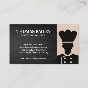 Logo du chef   Carte de visite du propriétaire du 