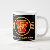 Logo du chemin de fer de Pennsylvanie, Jumbo Mug n (Droite)