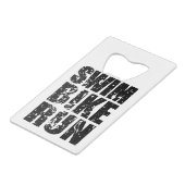 Logo du cool de triathlon pour tous les sportifs (Devant Angle)