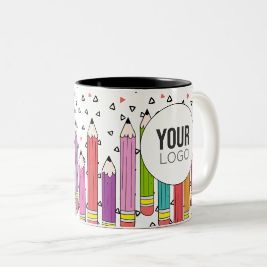 Logo du Doodle de l'école Mug (Devant droit)