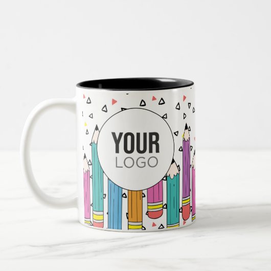 Logo du Doodle de l'école Mug (Gauche)
