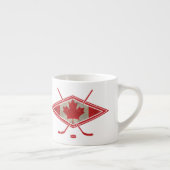 Logo du drapeau canadien de hockey Mug (Droite)