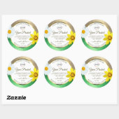 Logo du Étiquette de produit blanc Parties scintil (Feuille)