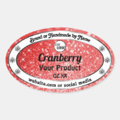Logo du Étiquette de produits Ruby Red Sparkle Par (Devant)