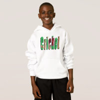 Logo du jeu de cricket, Garçons Sweat - shirt à ca