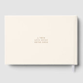 Logo du Mariage Monogramme Palm Tree Guides (Verso)