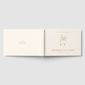 Logo du Mariage Monogramme Palm Tree Guides (Complet)