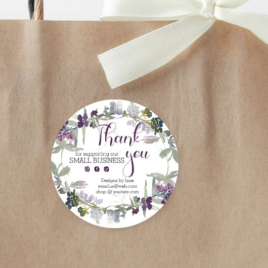 Logo du Merci pour petites entreprises - Sticker C